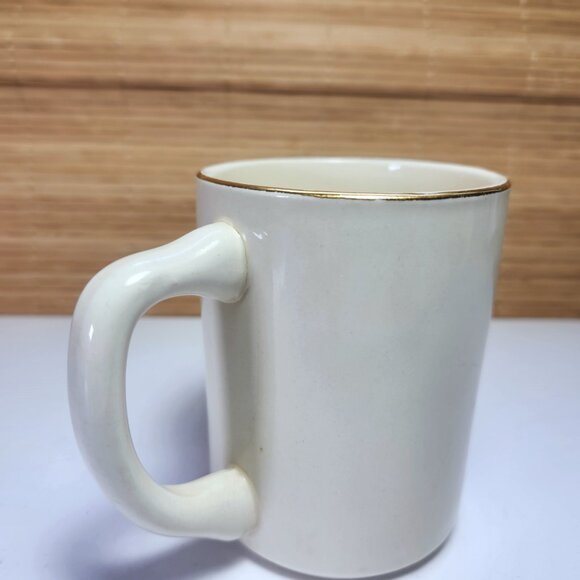 Masonic Coffee Cup “Order of the Eastern Star” Vintage Gold Gilded Rim Freemason - Picture 5 of 7